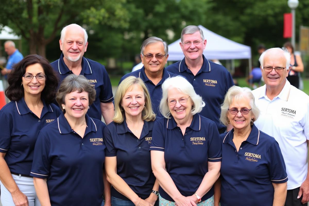 Sertoma members group photo
